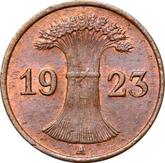 Reverse 1 Rentenpfennig 1923 A