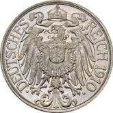Reverse 25 Pfennig 1910 J
