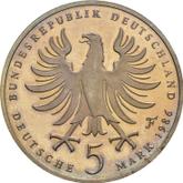 Reverse 5 Mark 1986 F Frederick the Great
