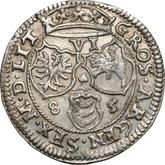Reverse 6 Groszy (Szostak) 1585 Lithuania