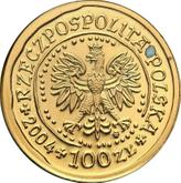 Obverse 100 Zlotych 2004 MW NR White-tailed eagle