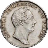 Obverse 1/2 Gulden 1839 D