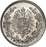 Reverse 50 Pfennig 1877 J