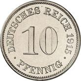 Obverse 10 Pfennig 1915 A