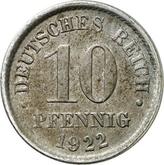 Obverse 10 Pfennig 1922