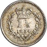 Reverse Three-Halfpence 1834
