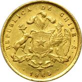 Obverse 2 Pesos 1865