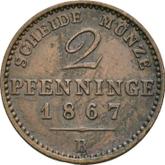Reverse 2 Pfennig 1867 B