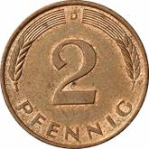 Obverse 2 Pfennig 1994 D