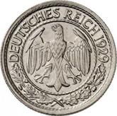 Obverse 50 Reichspfennig 1929 F