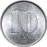 Obverse 10 Pfennig 1963 A