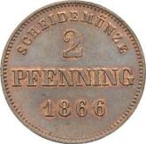 Reverse 2 Pfennig 1866