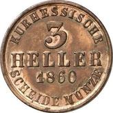 Reverse 3 Heller 1860