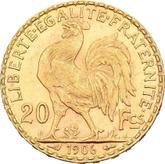 Reverse 20 Francs 1906 A