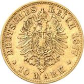 Reverse 10 Mark 1877 F Wurtenberg