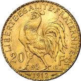 Reverse 20 Francs 1912