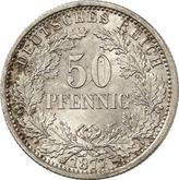 Obverse 50 Pfennig 1877 C