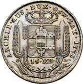 Reverse 15 Kreuzer 1775 CA For Galicia