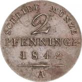 Reverse 2 Pfennig 1842 A