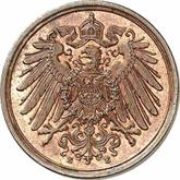 Reverse 1 Pfennig 1893 E