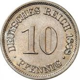 Obverse 10 Pfennig 1888 A