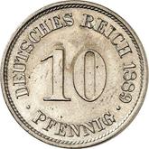 Obverse 10 Pfennig 1889 A