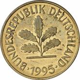 Reverse 5 Pfennig 1995 G
