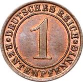 Obverse 1 Rentenpfennig 1923 A