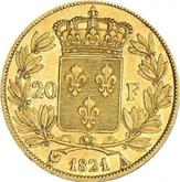 Reverse 20 Francs 1821 A