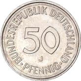 Obverse 50 Pfennig 1994 J
