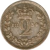 Reverse Twopence 1834 Maundy