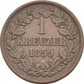 Reverse Kreuzer 1859