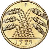Reverse 10 Reichspfennig 1925 F
