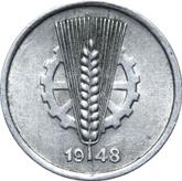 Reverse 5 Pfennig 1948 A