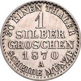 Reverse Silber Groschen 1870 A