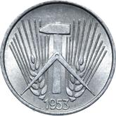 Reverse 1 Pfennig 1953 A