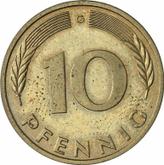 Obverse 10 Pfennig 1994 G
