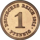 Obverse 1 Pfennig 1911 E