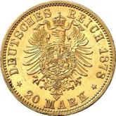 Reverse 20 Mark 1878 A Prussia