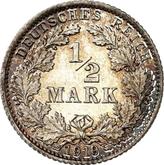 Obverse 1/2 Mark 1919 D