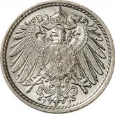 Reverse 5 Pfennig 1893 F