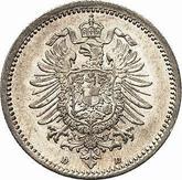 Reverse 50 Pfennig 1877 D