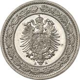 Reverse 20 Pfennig 1888 A