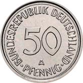 Obverse 50 Pfennig 1949-2001