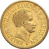 Obverse 2 Frederick D'or 1825 A
