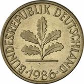 Reverse 10 Pfennig 1986 F