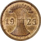 Reverse 2 Rentenpfennig 1923 J