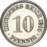 Obverse 10 Pfennig 1910 F