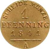 Reverse 1 Pfennig 1841 A