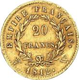 Reverse 20 Francs 1812 W